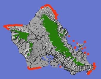 Coastal Vegetation on O'ahu
