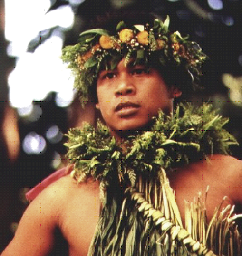 Hawaiian hula dancer