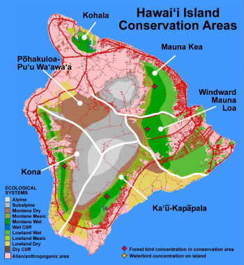 Hawaii Island Conservation Areas